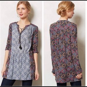Anthropologie Akemi + Kin tasseled Humboldt tunic